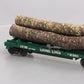 Lionel 6-39432 O PWC Flatcar w/ Logs LN/Box