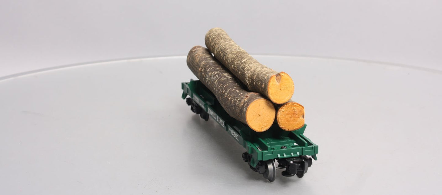 Lionel 6-39432 O PWC Flatcar w/ Logs LN/Box