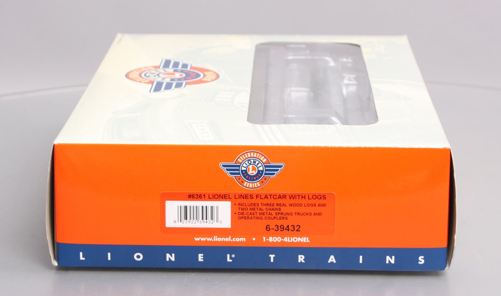 Lionel 6-39432 O PWC Flatcar w/ Logs LN/Box