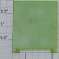 Lionel 9743-12 Neon Green 5-Panel Box Car Door
