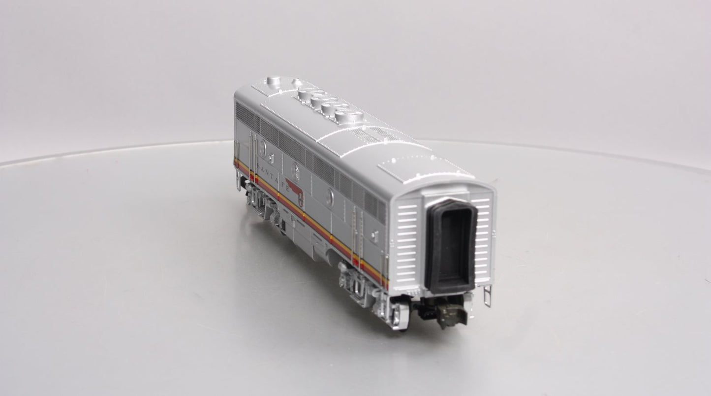 MTH 20-2151-3 O Gauge Santa Fe F3 Non-Powered B-Unit Diesel Engine LN