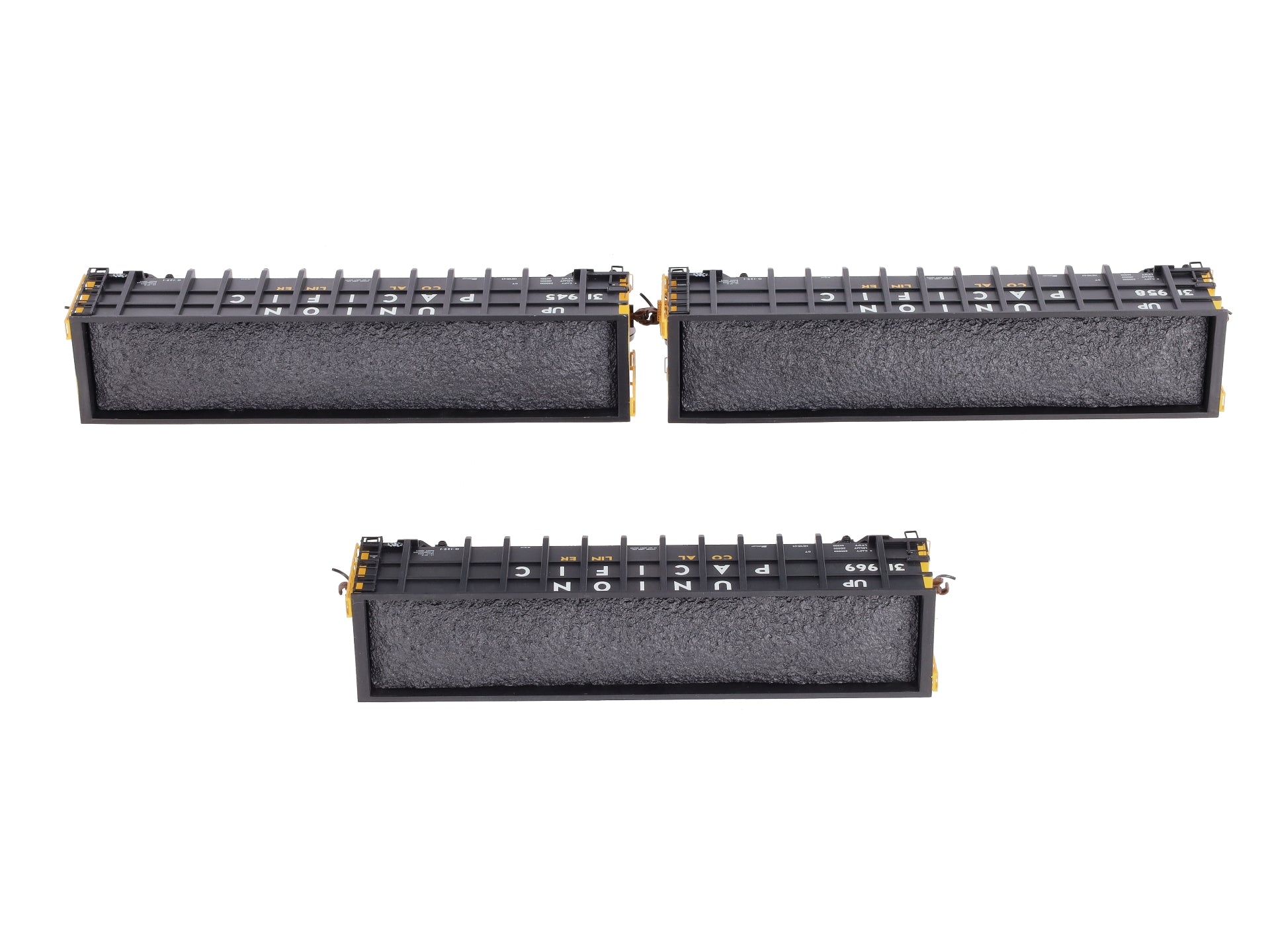 Athearn 97449 HO Scale Union Pacific Thrall High-Side Coal Gondolas (Set of 3)