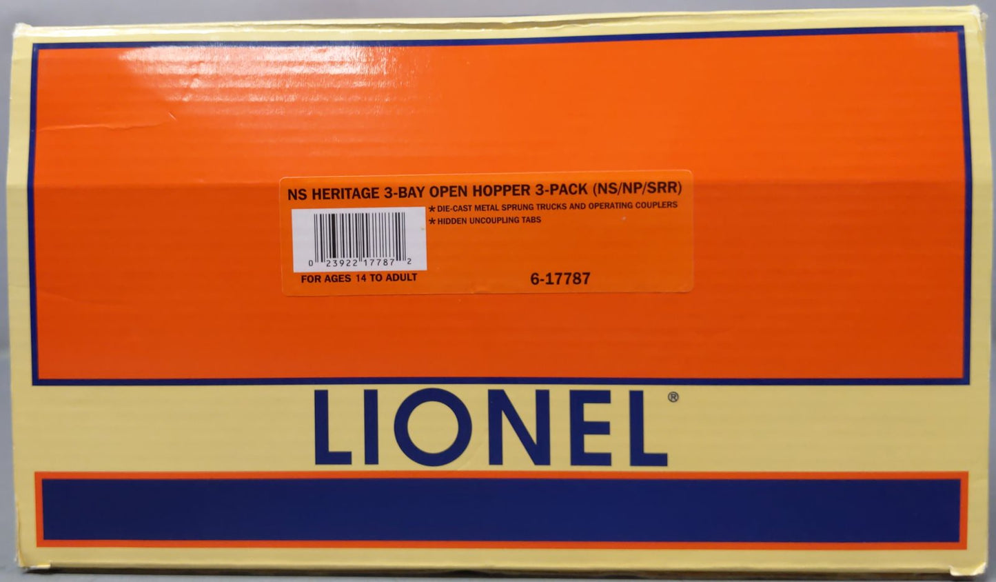 Lionel 6-17787 O Gauge NS Heritage NS/NKP/SOU Hoppers (Set of 3)