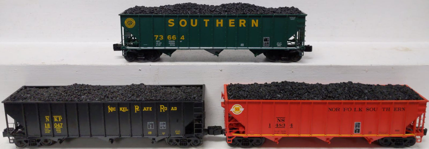 Lionel 6-17787 O Gauge NS Heritage NS/NKP/SOU Hoppers (Set of 3)