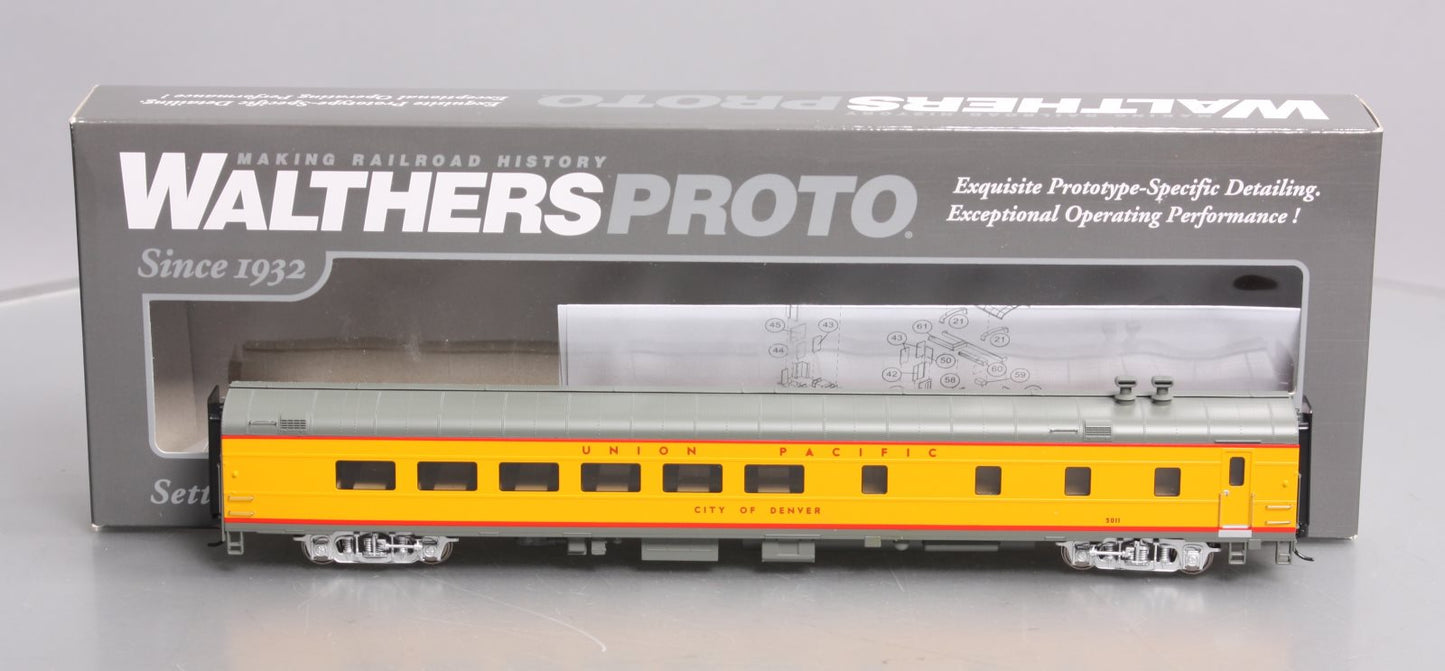 Walthers 920-18105 HO Union Pacific 85' ACF 48-Seat Diner City of Denver #5011