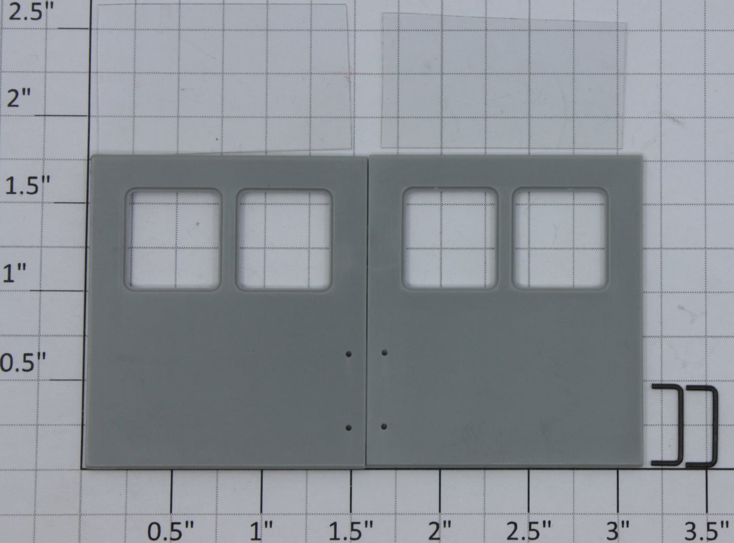 K-Line K4600-02-02A Large Gray Baggage Door Assembly (Set of 2)
