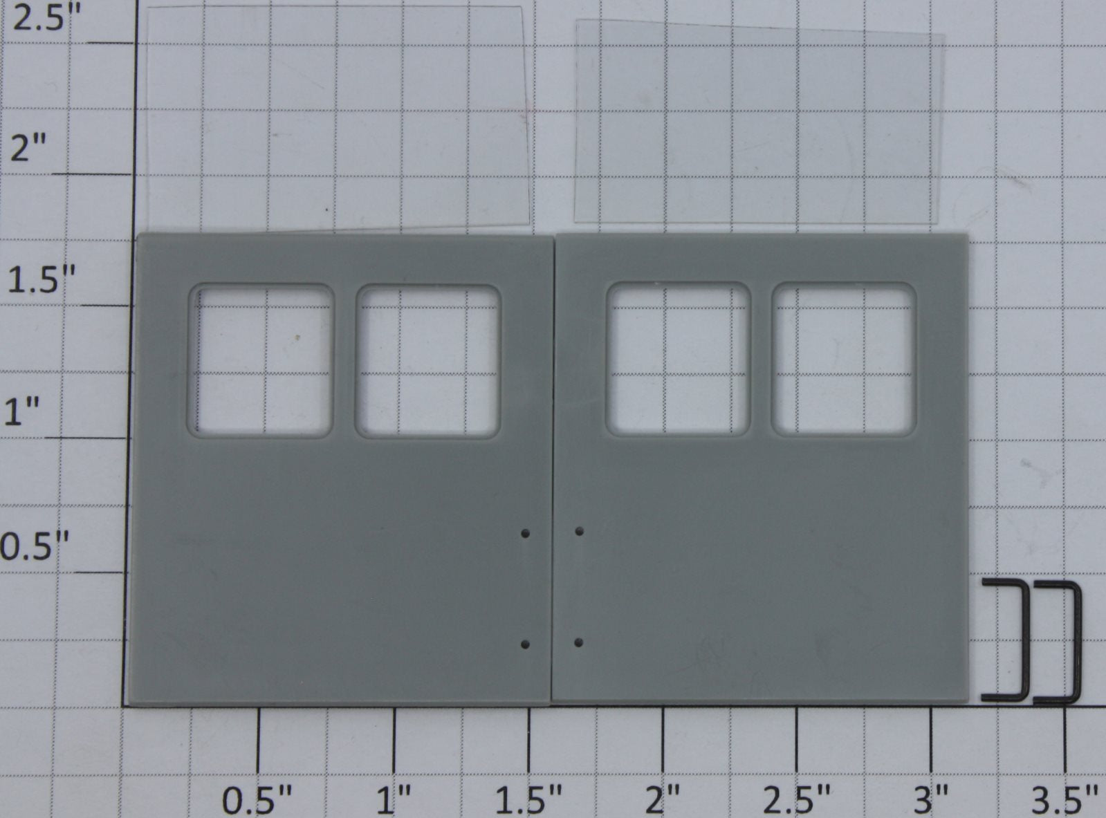 K-Line K4600-02-02A Large Gray Baggage Door Assembly (Set of 2)