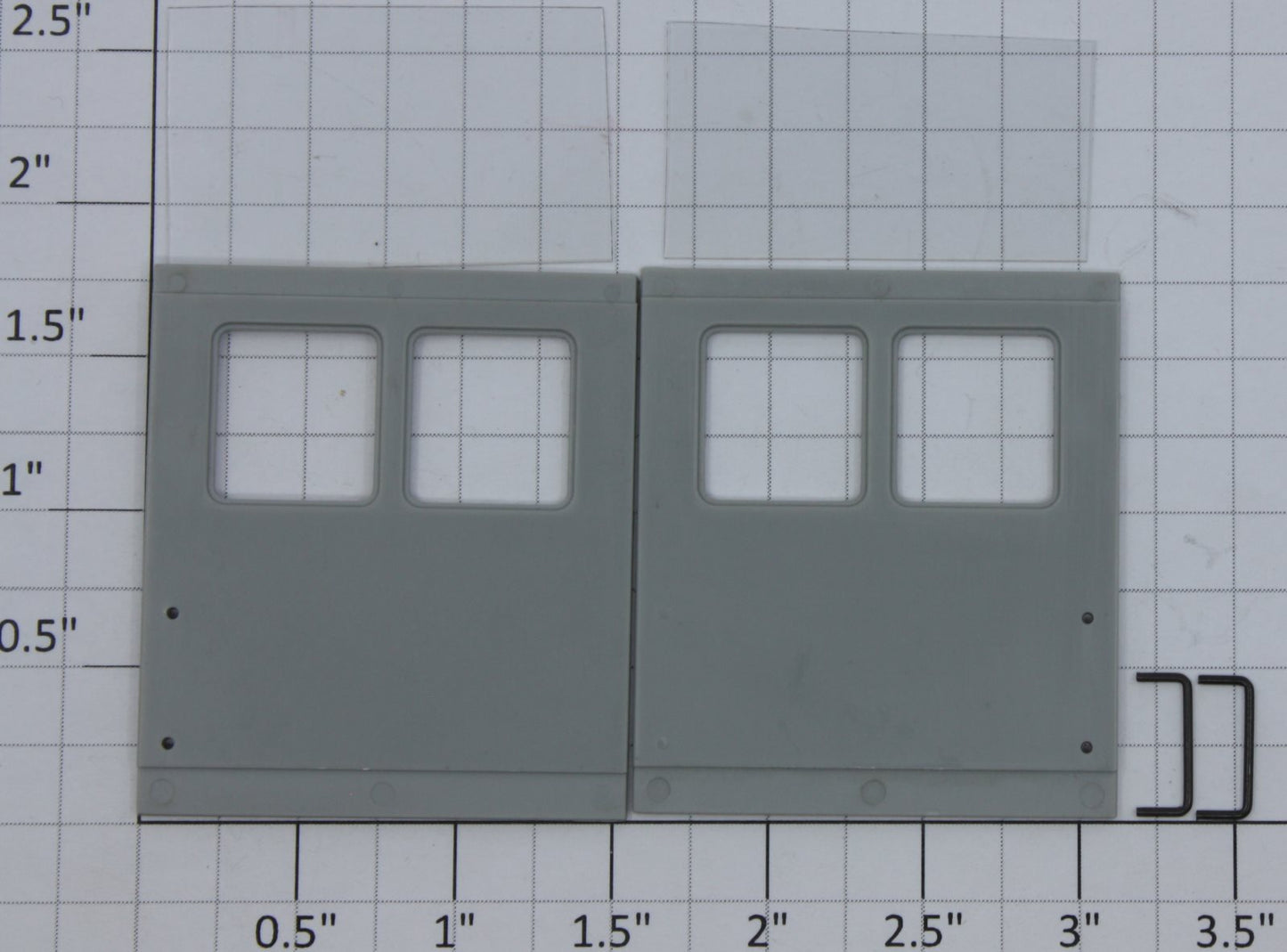 K-Line K4600-02-02A Large Gray Baggage Door Assembly (Set of 2)