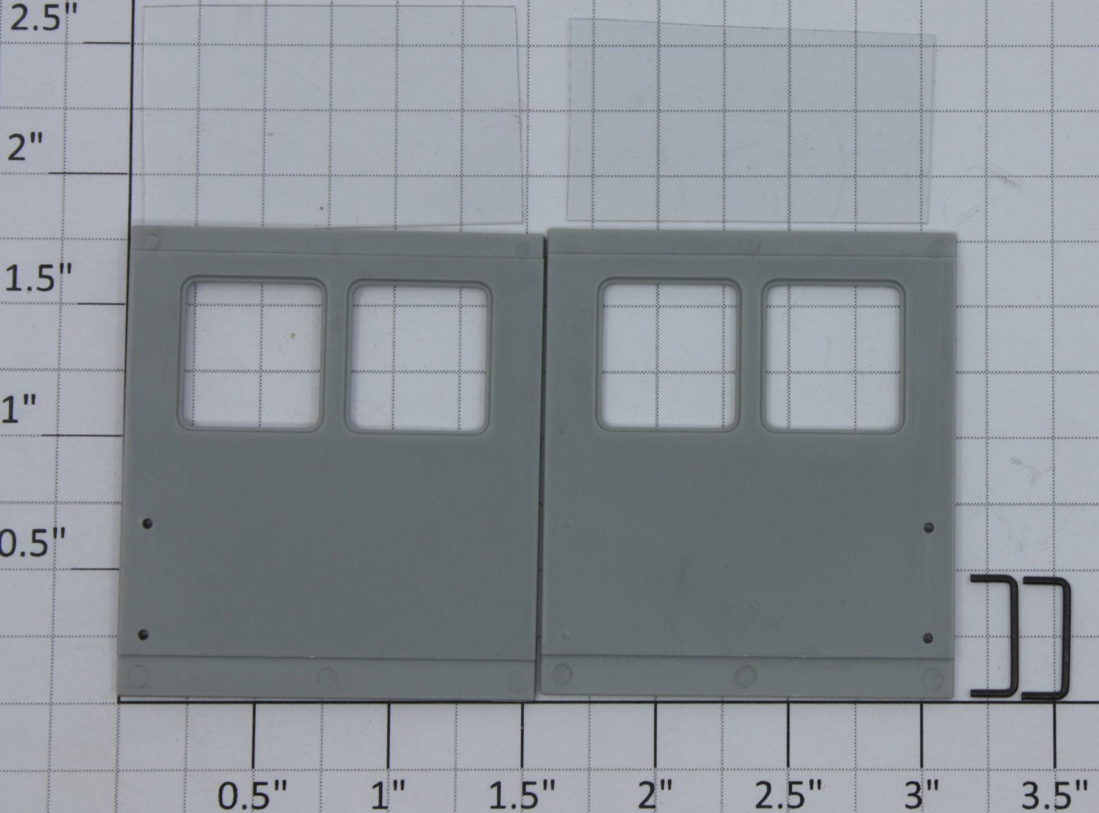 K-Line K4600-02-02A Large Gray Baggage Door Assembly (Set of 2)