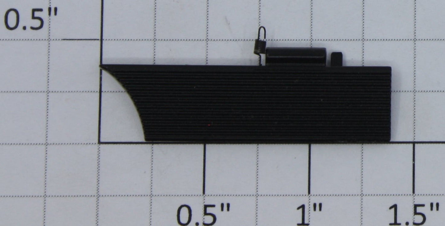 K-Line K4600-18-02 Right Hand Black Plastic Skirting