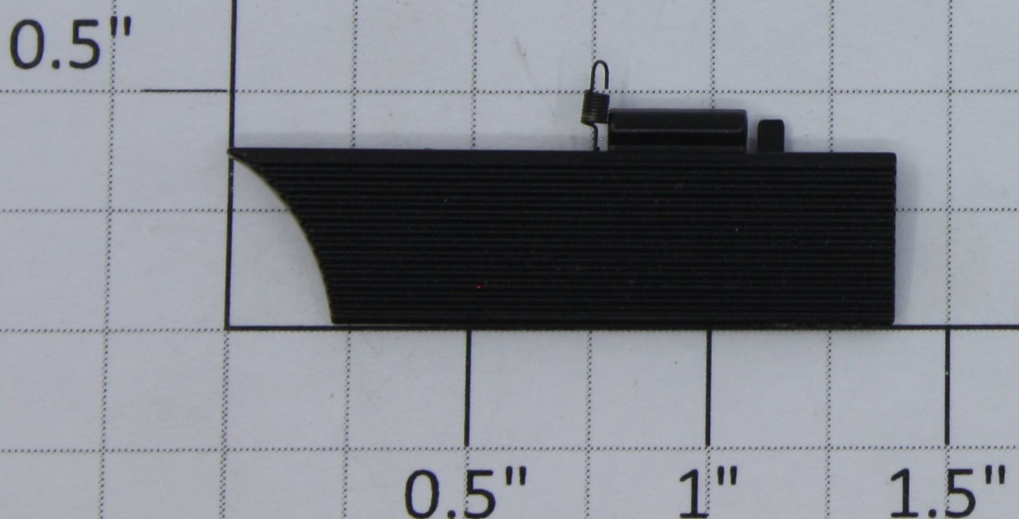 K-Line K4600-18-02 Right Hand Black Plastic Skirting