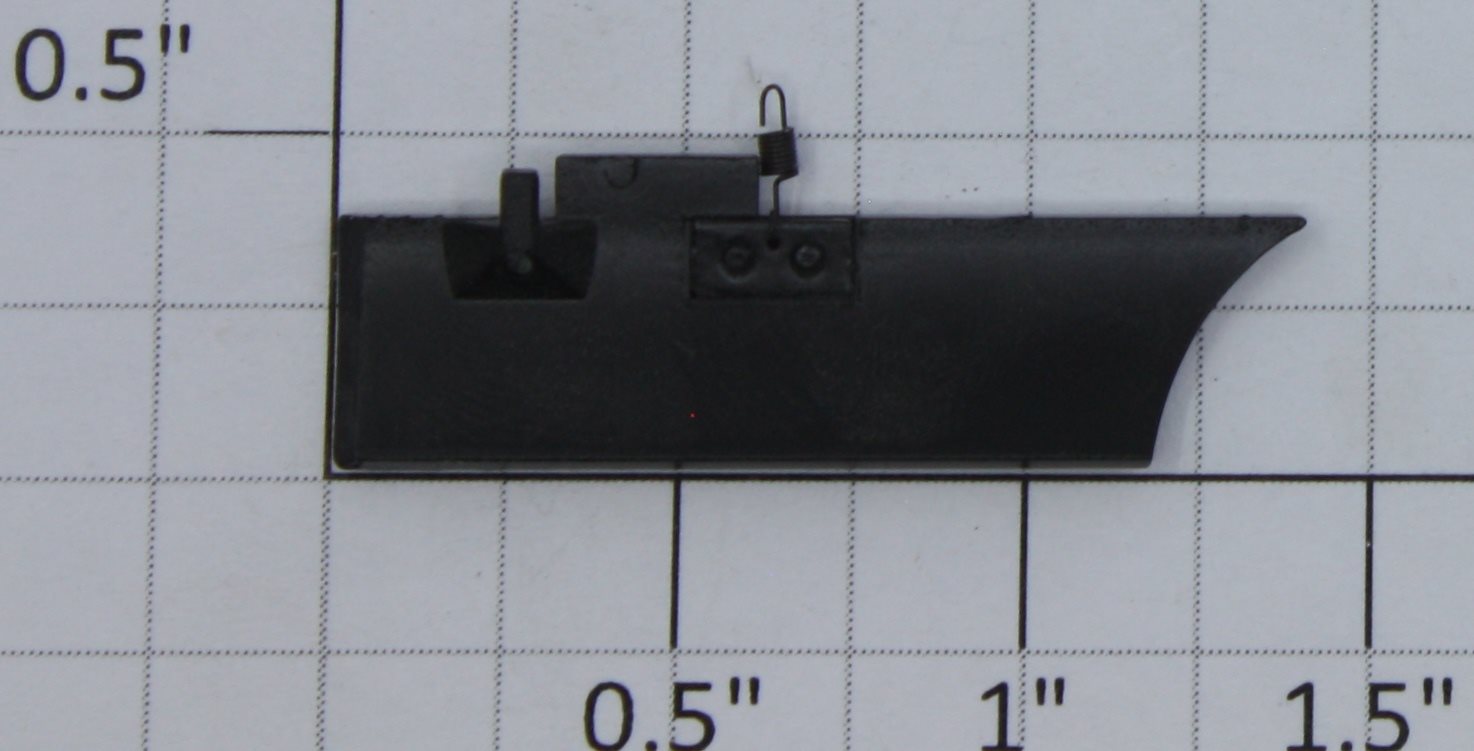 K-Line K4600-18-02 Right Hand Black Plastic Skirting