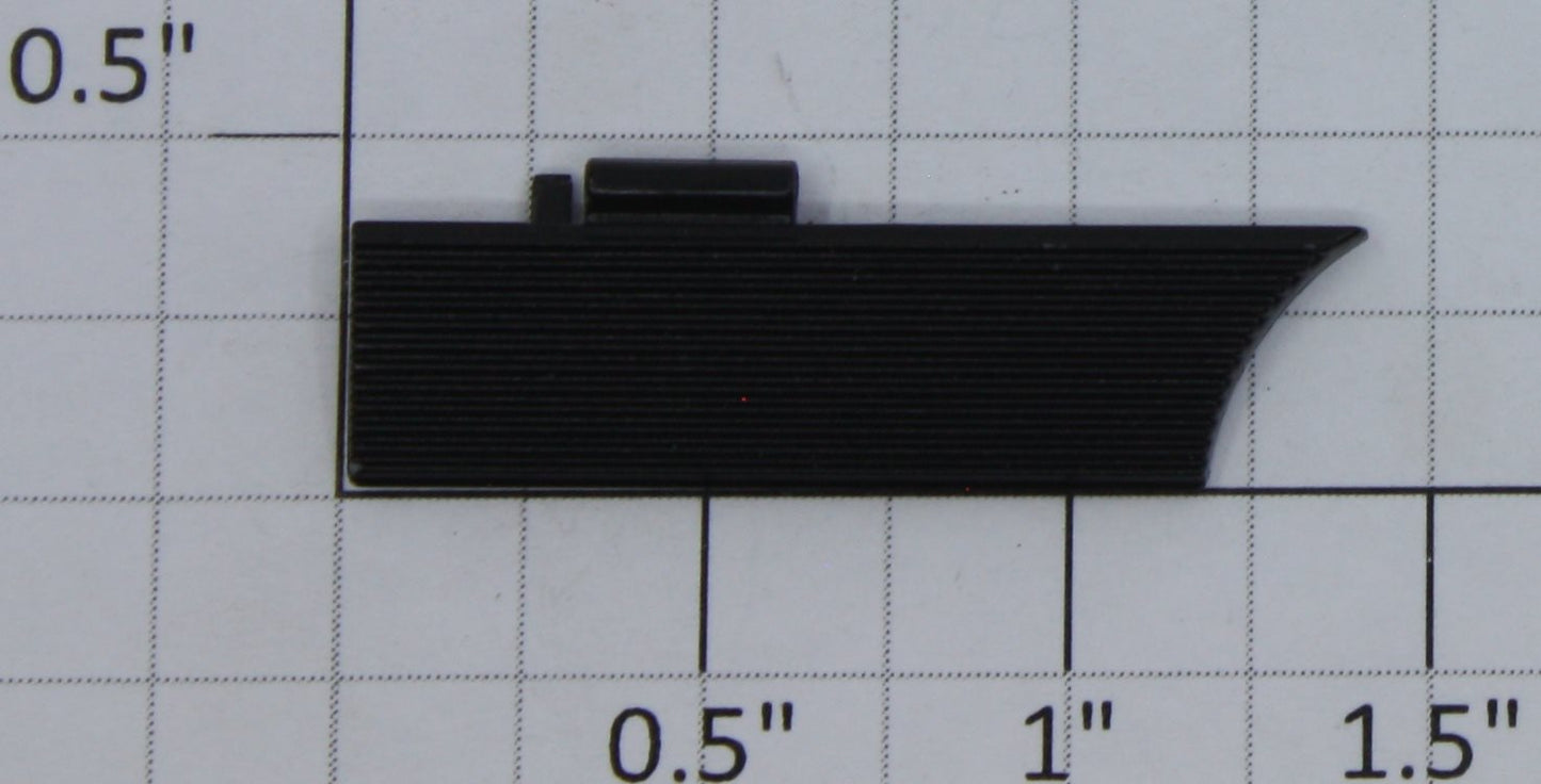 K-Line K4600-18-01A Left Hand Black Plastic Skirting