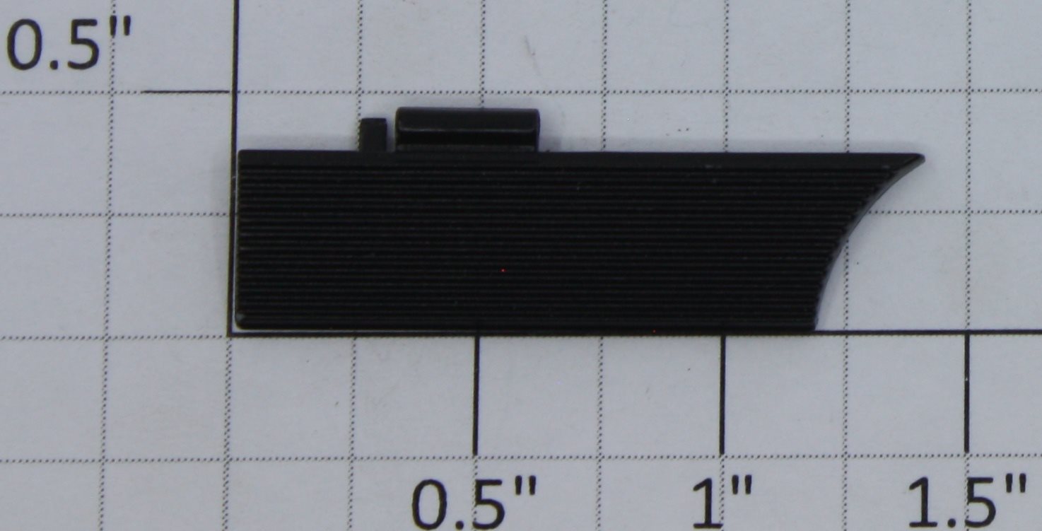 K-Line K4600-18-01A Left Hand Black Plastic Skirting