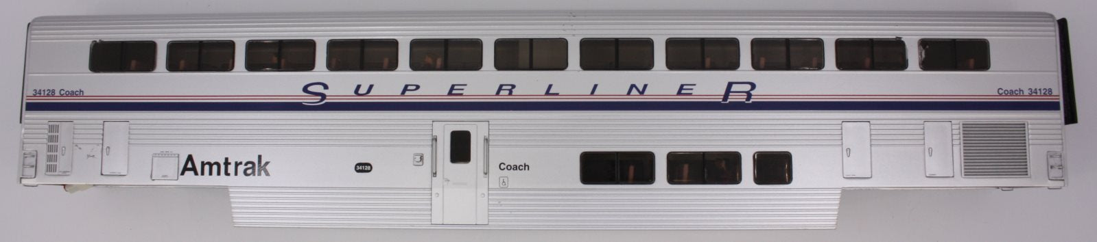 Lionel 15389-7 #34128 Amtrak Superliner Coach Shell