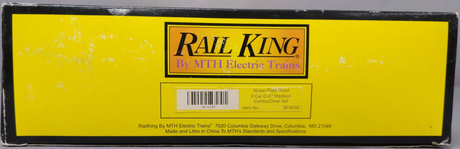 MTH 30-6245 O Nickel Plate Road Madison Combo/Diner Set (Set of 2) NIB