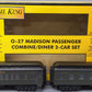 MTH 30-6245 O Nickel Plate Road Madison Combo/Diner Set (Set of 2) NIB