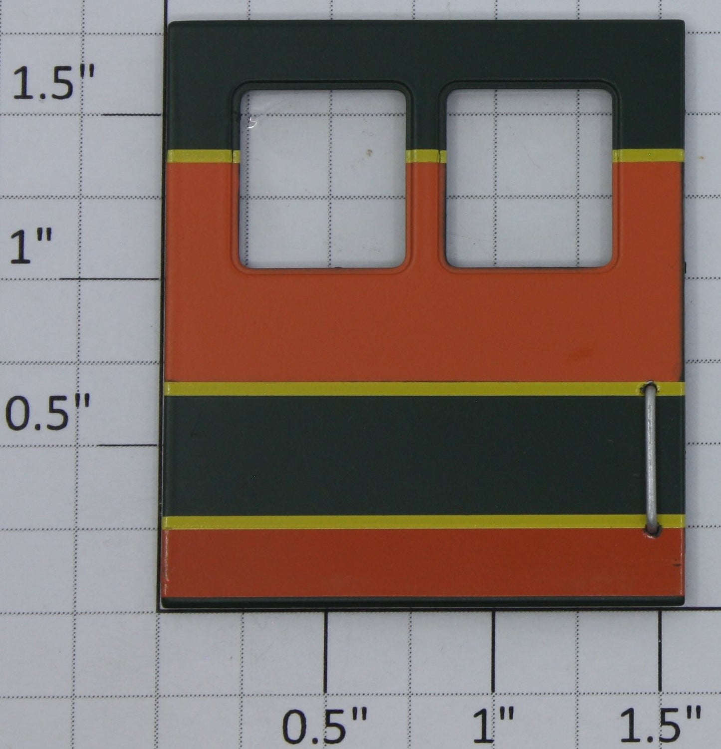 K-Line K4610CLA Right Hand Door Assembly Orange and Green with Yellow Stripes