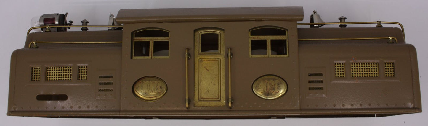 Lionel 402E-49 Repainted Standard Gauge Brown Electric Locomotive Shell