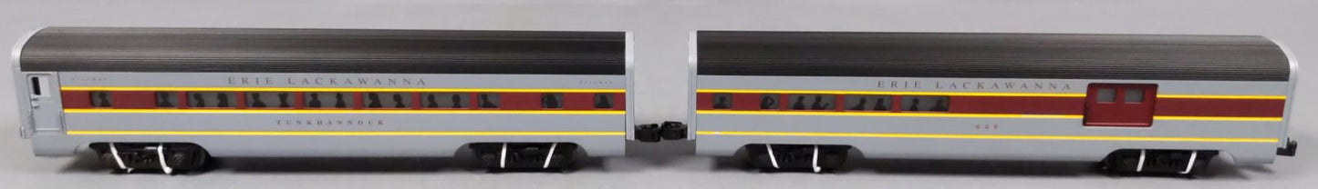 Lionel 6-39163 O Gauge Erie Lackawanna Aluminum 2 Car Passenger Set LN/Box
