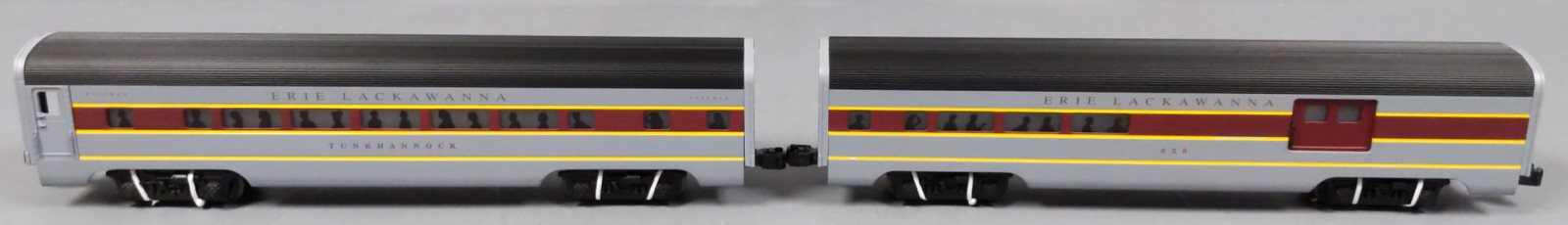 Lionel 6-39163 O Gauge Erie Lackawanna Aluminum 2 Car Passenger Set LN/Box