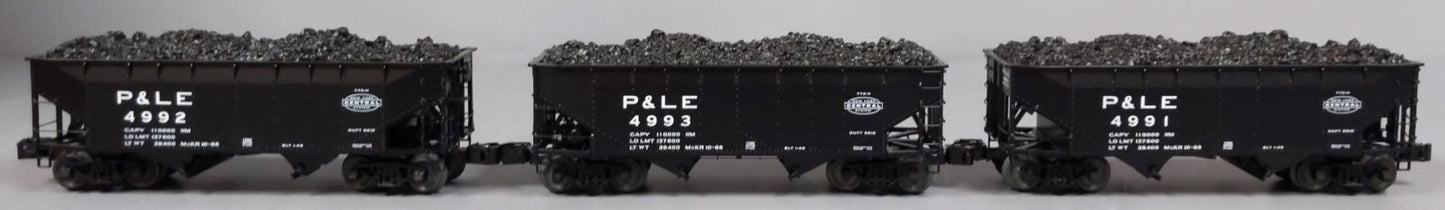 Lionel 6-21873 O Gauge Pittsburg & Lake Erie Offset Hopper Cars (Set of 3)