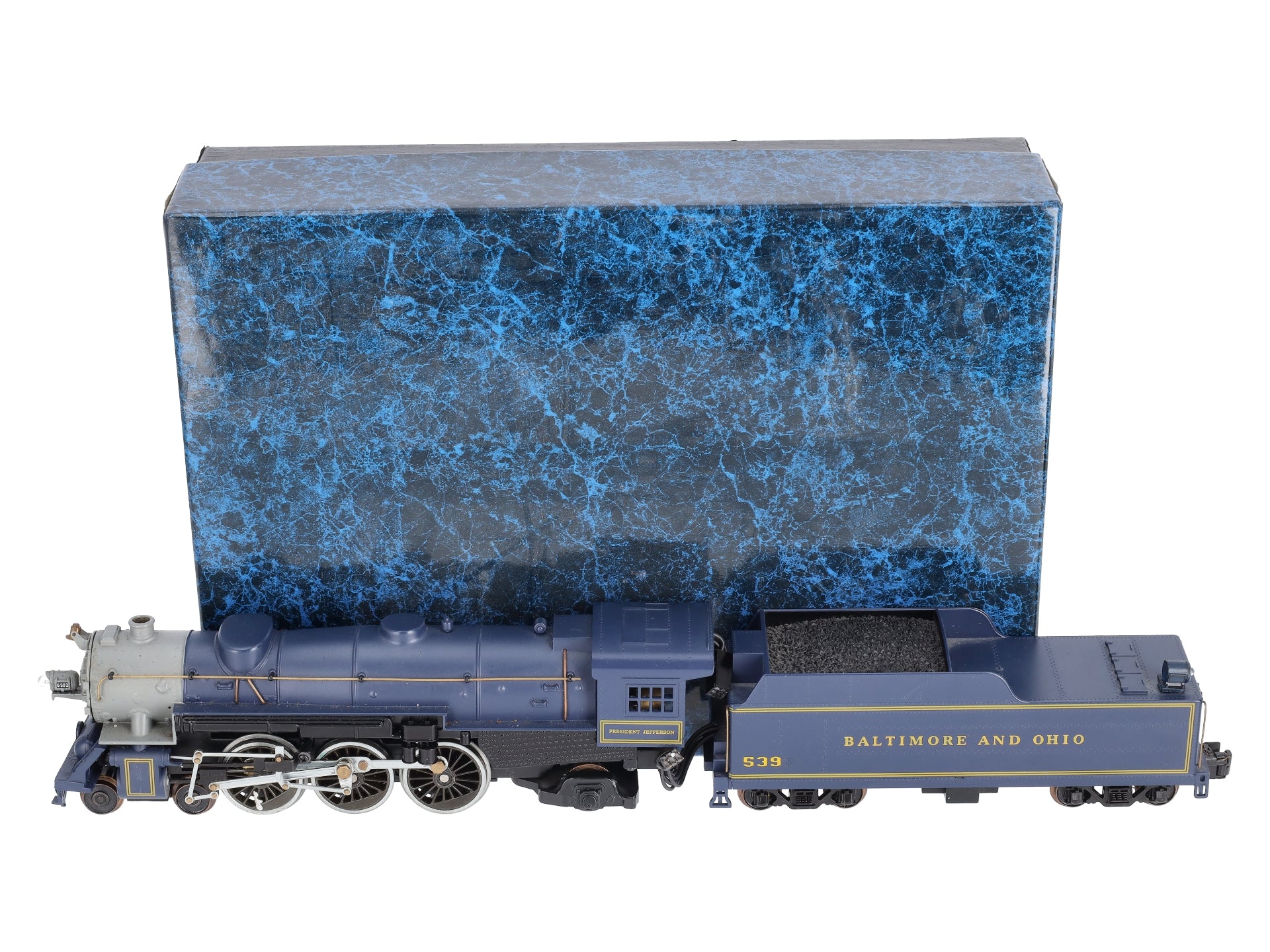 American Models S Scale B&O 4-6-2 AC Flyer Steam Loco w/Smoke/Sound/TMCC LN/Box