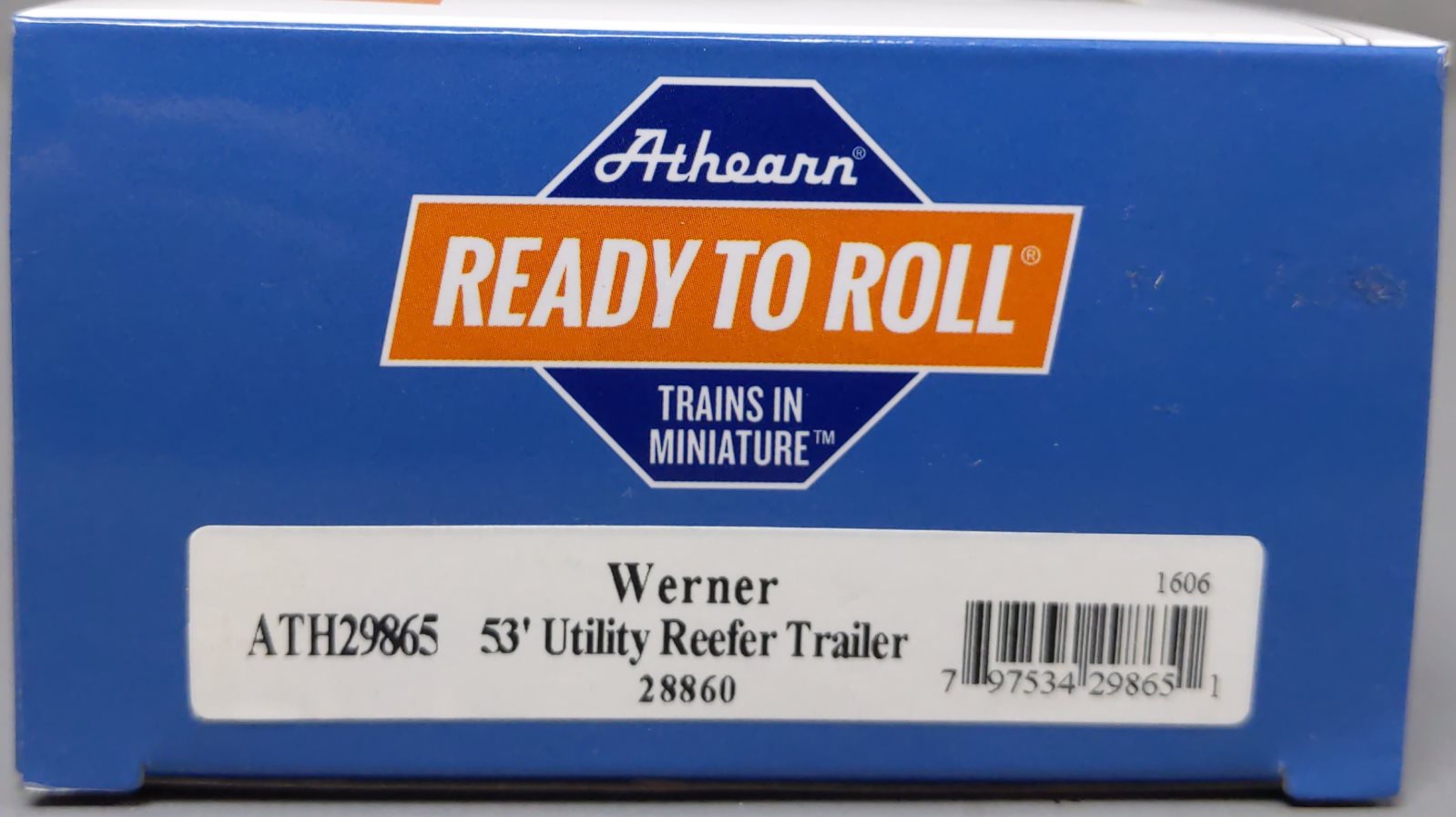 Athearn 29865 HO Werner 53' Reefer Trailer RTR #28860