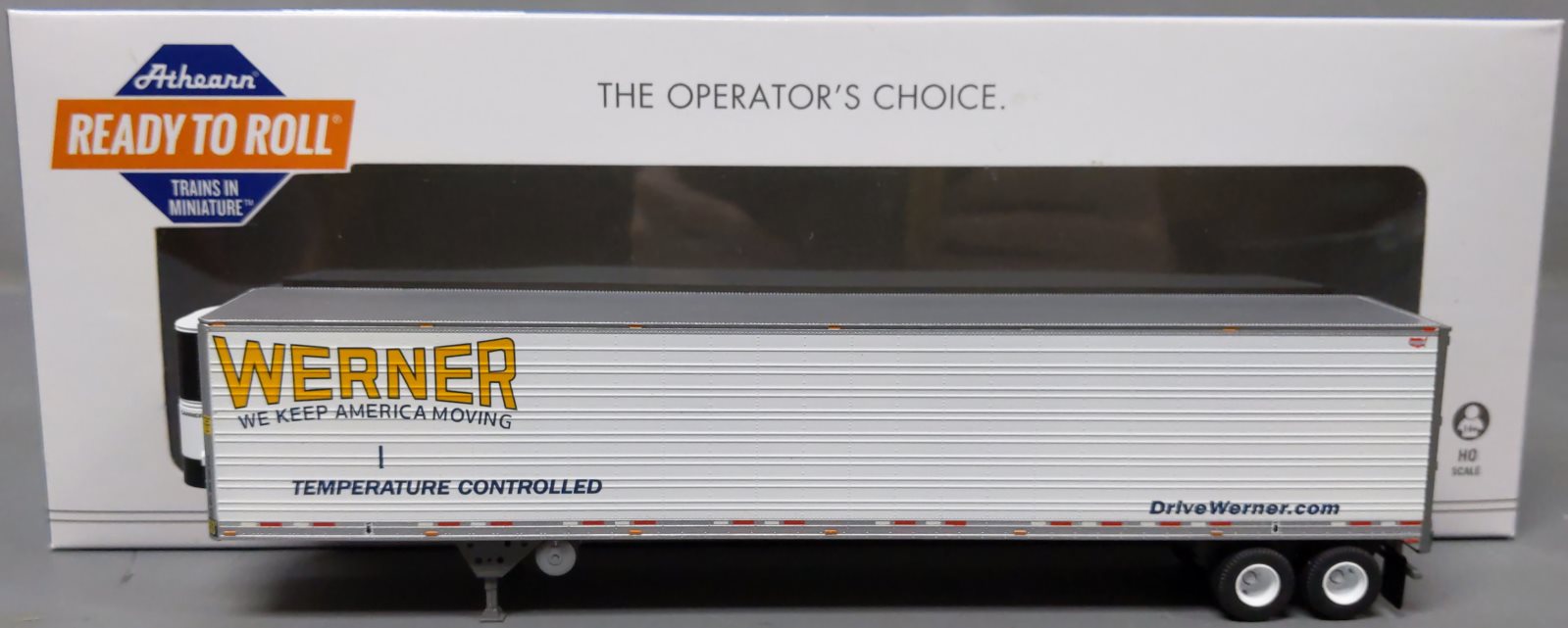 Athearn 29865 HO Werner 53' Reefer Trailer RTR #28860