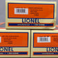 Lionel 6-39292 O Gauge Monopoly PA, NY Ave, Boardwalk Boxcars NIB