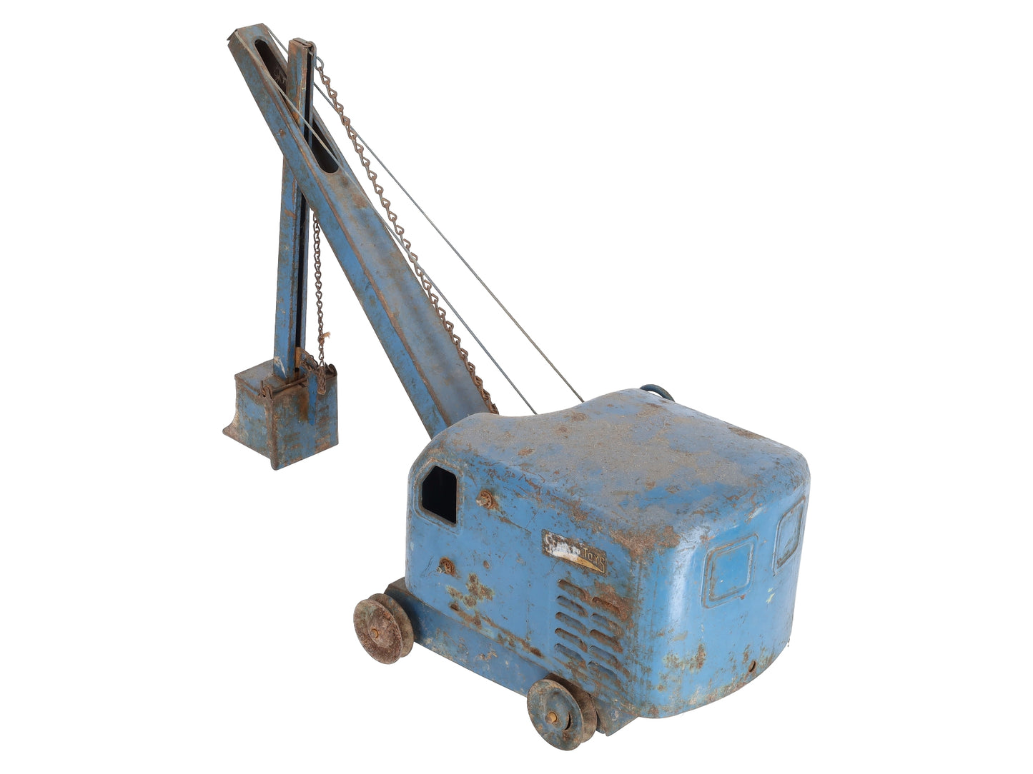 Structo Toys Vintage Pressed Steel Blue Digger