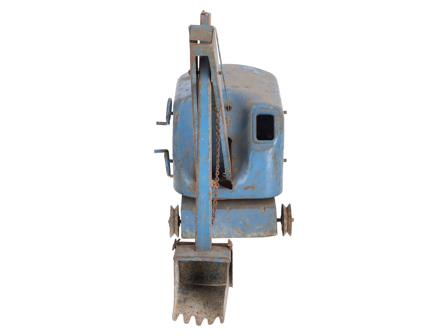 Structo Toys Vintage Pressed Steel Blue Digger