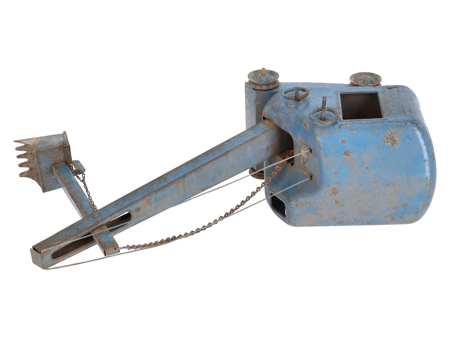 Structo Toys Vintage Pressed Steel Blue Digger