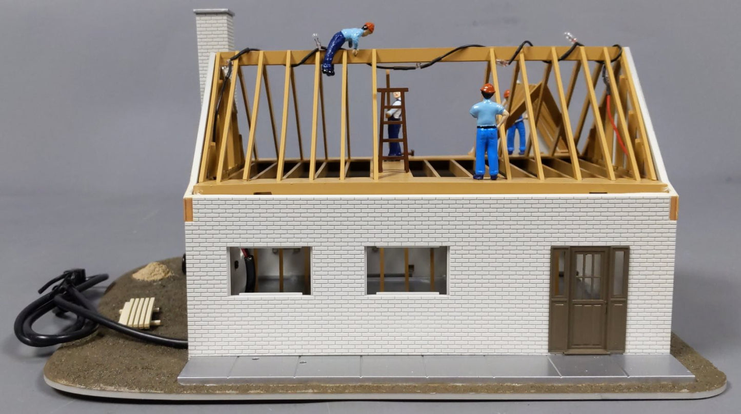 Lionel 6-84792 O House Under Construction Built-Up Building - Plug & Play