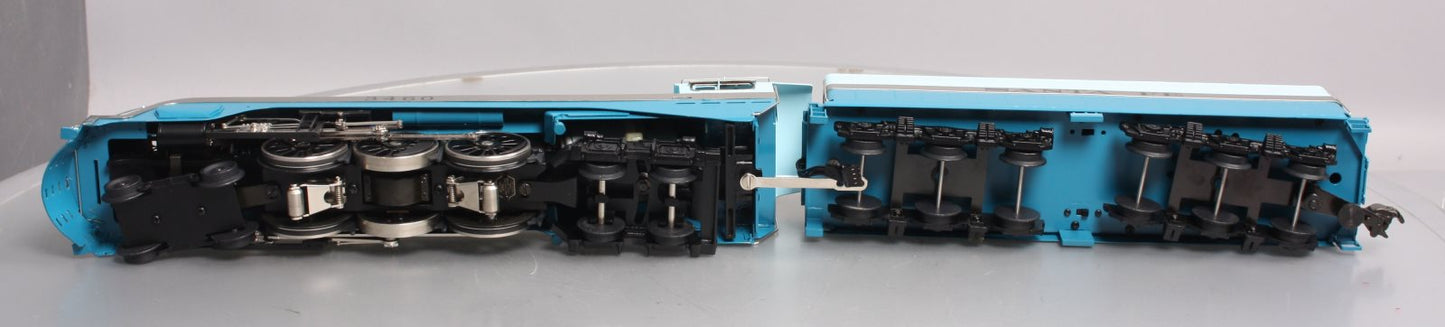 Weaver 3460 BRASS Santa Fe Blue Goose 4-6-4 Steam Loco & Tender (3-Rail) #3460 LN/Box