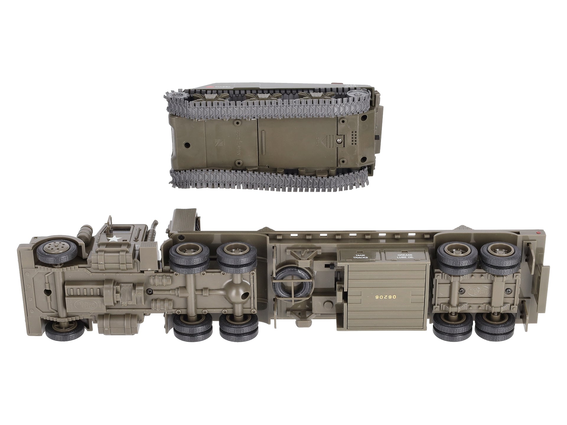 TMT 18420 US Army Flatbed Truck w/ Sherman Tank Load