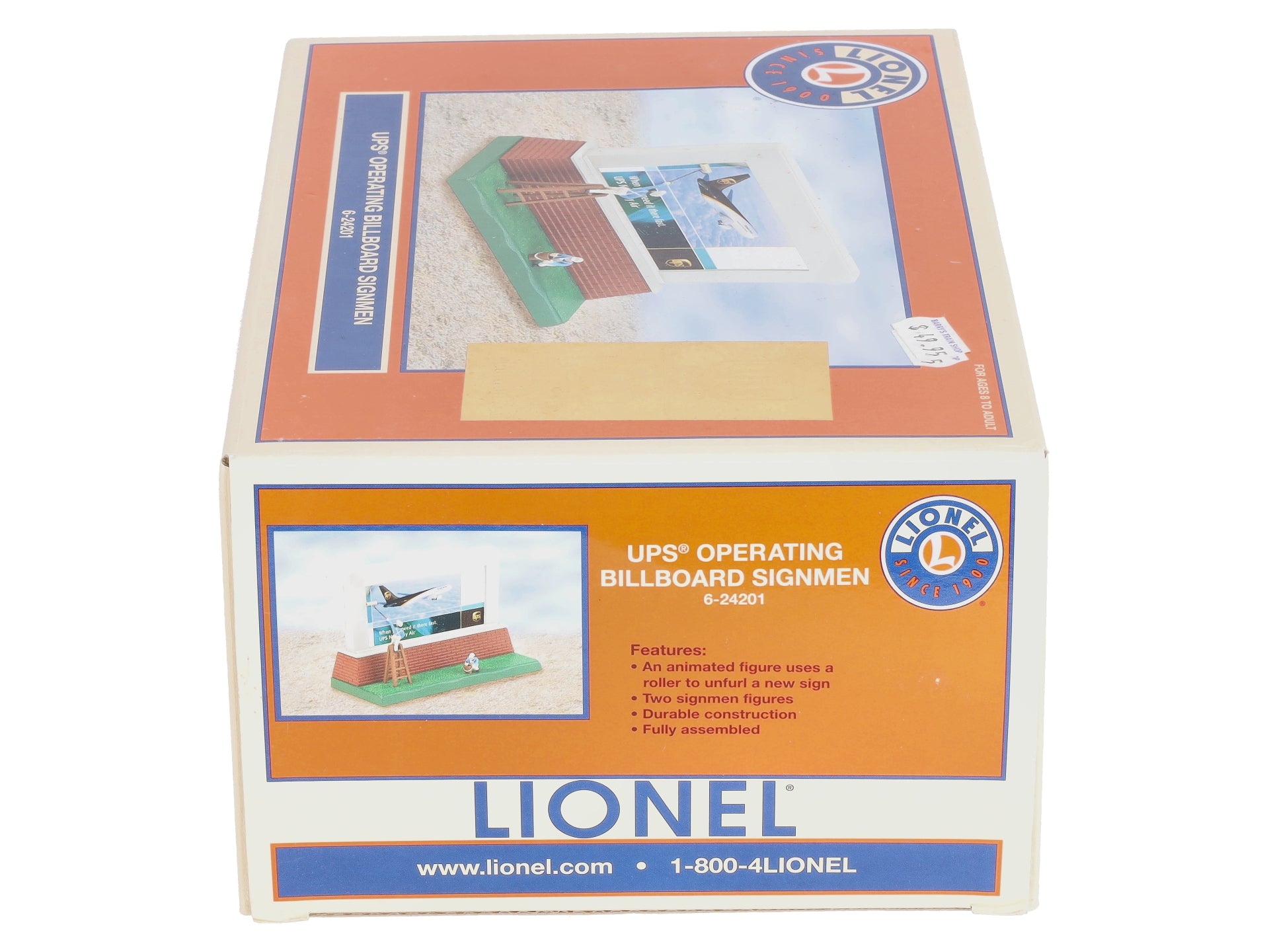 Lionel 6-24201 O UPS Operating Billboard Signmen