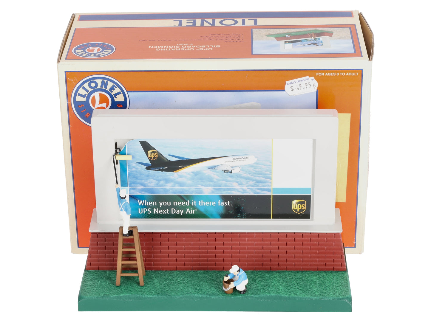 Lionel 6-24201 O UPS Operating Billboard Signmen