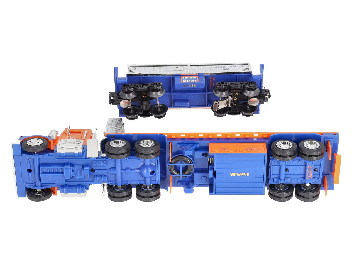 Lionel TMT-18418 O Flatbed Toy Truck & Operating Helicopter Car NIB