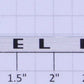 Lionel 2532-49 Lionel Lines Nameplate with Adhesive on Back