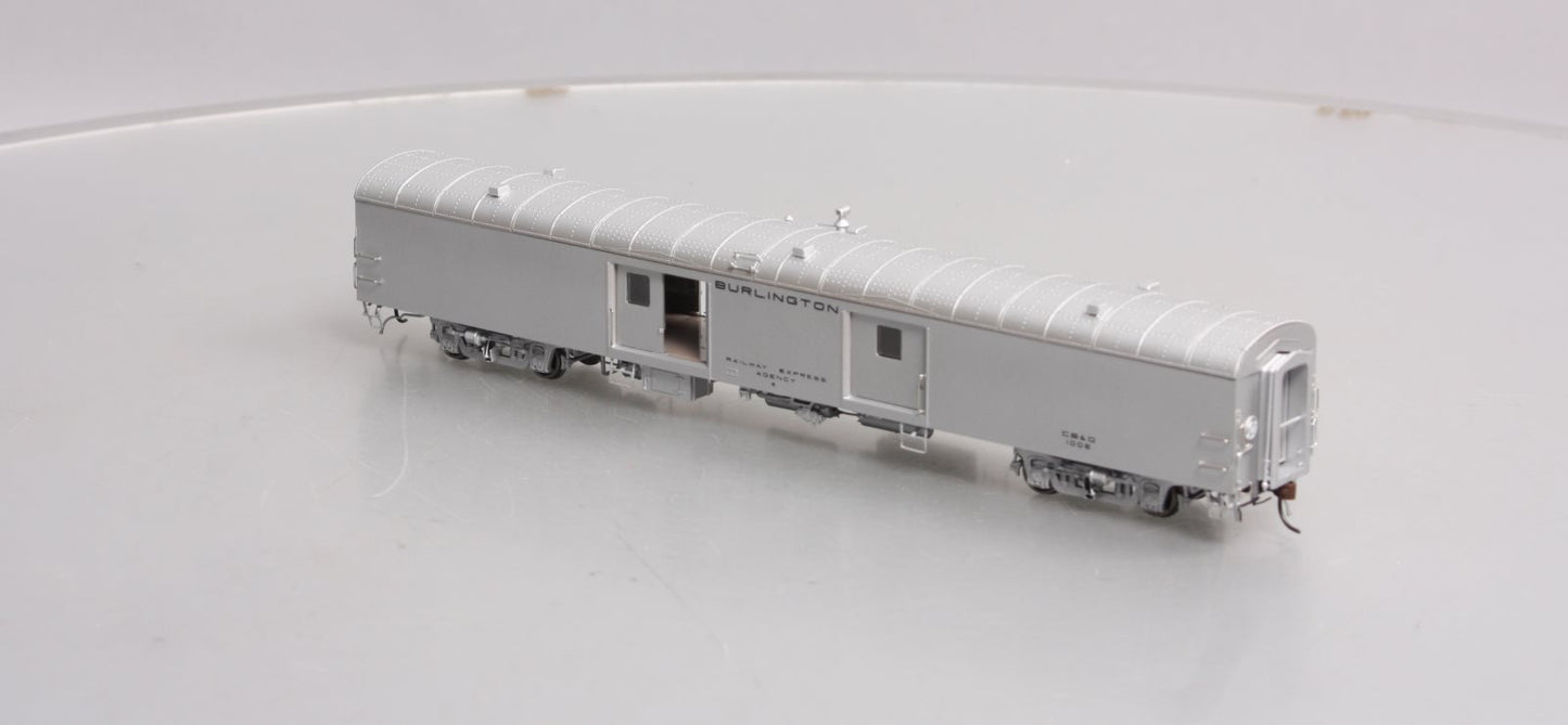 Rapido Trains 106120 HO Chicago,Burlington & Quincy 73' 6" Smooth Side #1006 NIB