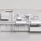 Rapido Trains 106120 HO Chicago,Burlington & Quincy 73' 6" Smooth Side #1006 NIB