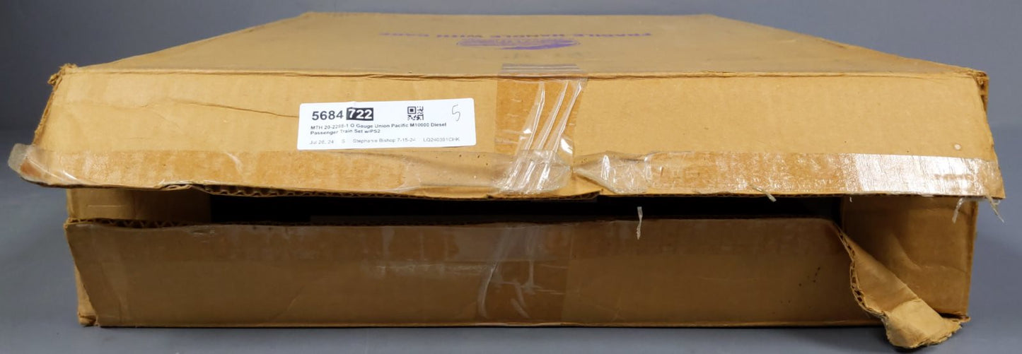 MTH 20-2298-1 O Gauge Union Pacific M10000 Diesel Passenger Train Set w/PS2 LN/Box