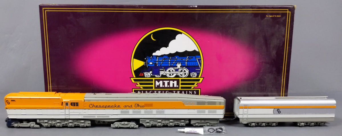 MTH 20-3042-1 O Chesapeake & Ohio M-1 Steam Turbine Electric Locomotive w/PS1 LN/Box