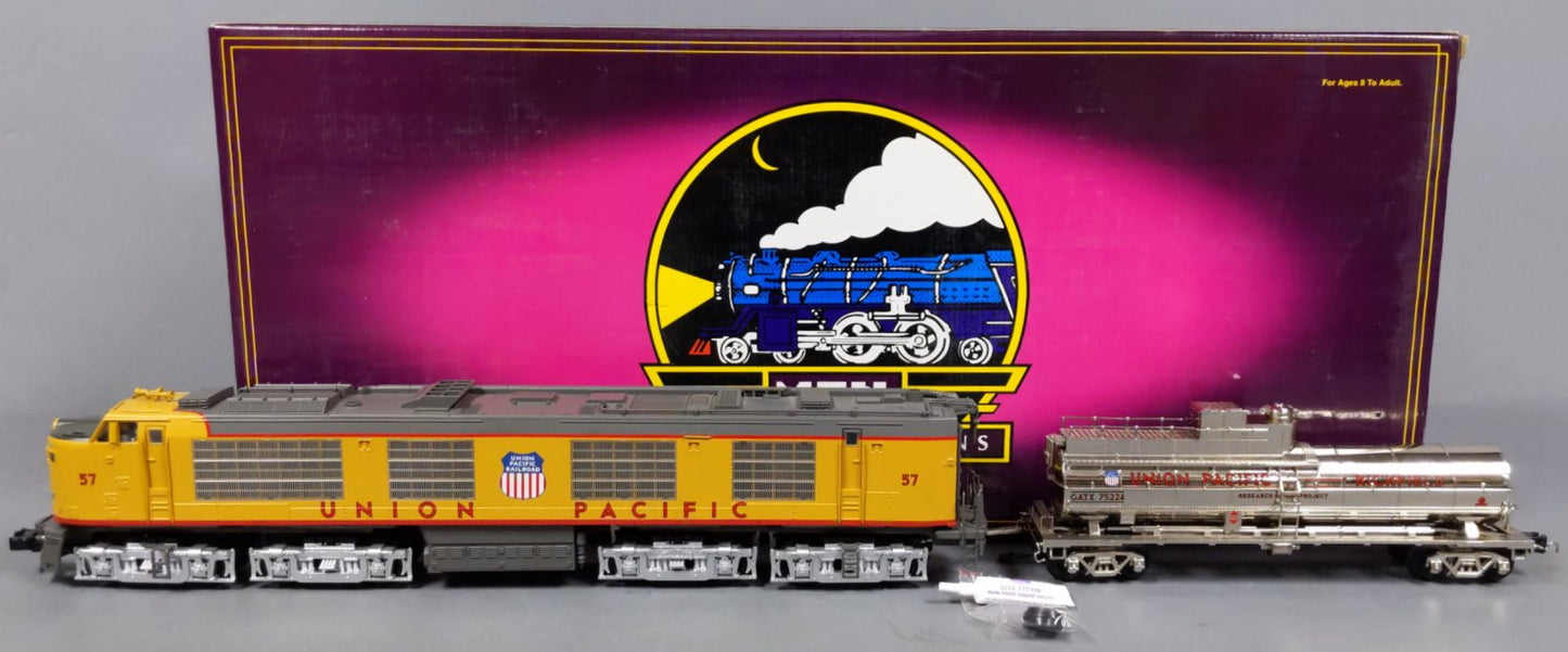 MTH 20-2261-1 O Union Pacific Propane Turbine Engine Set w/PS2 #57 LN/Box