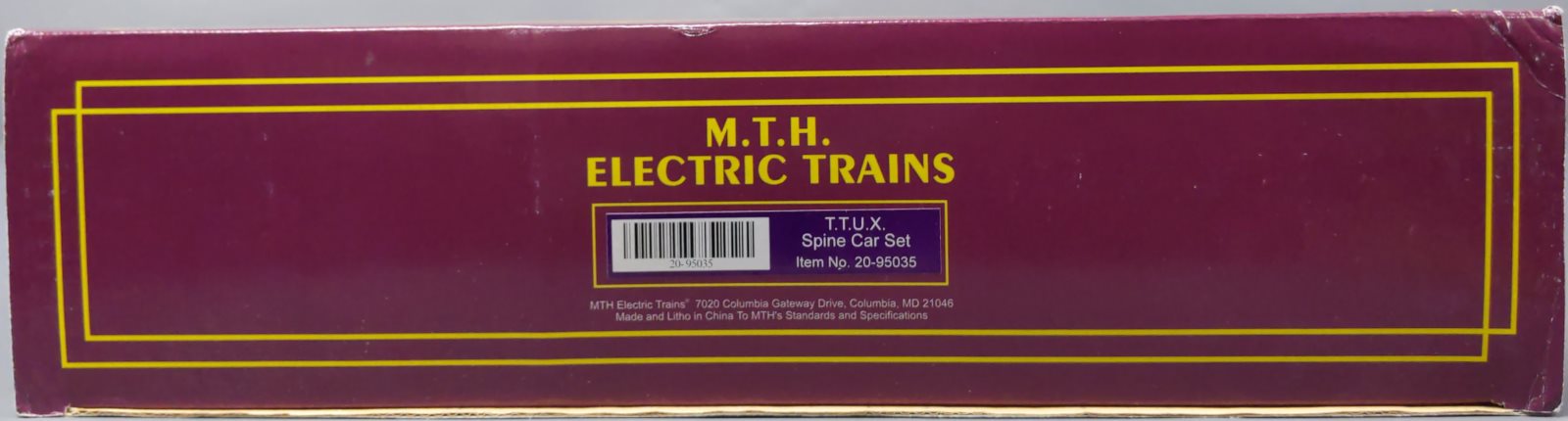 MTH 20-95035 O Gauge T.T.U.X. Spine Car Set with Loads (Set of 5) EX/Box