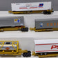 MTH 20-95035 O Gauge T.T.U.X. Spine Car Set with Loads (Set of 5) EX/Box