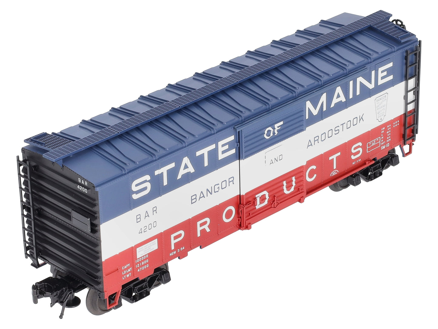 Atlas 0501-2 O B&A State of Maine 40' Sliding Door Boxcar LN/Box