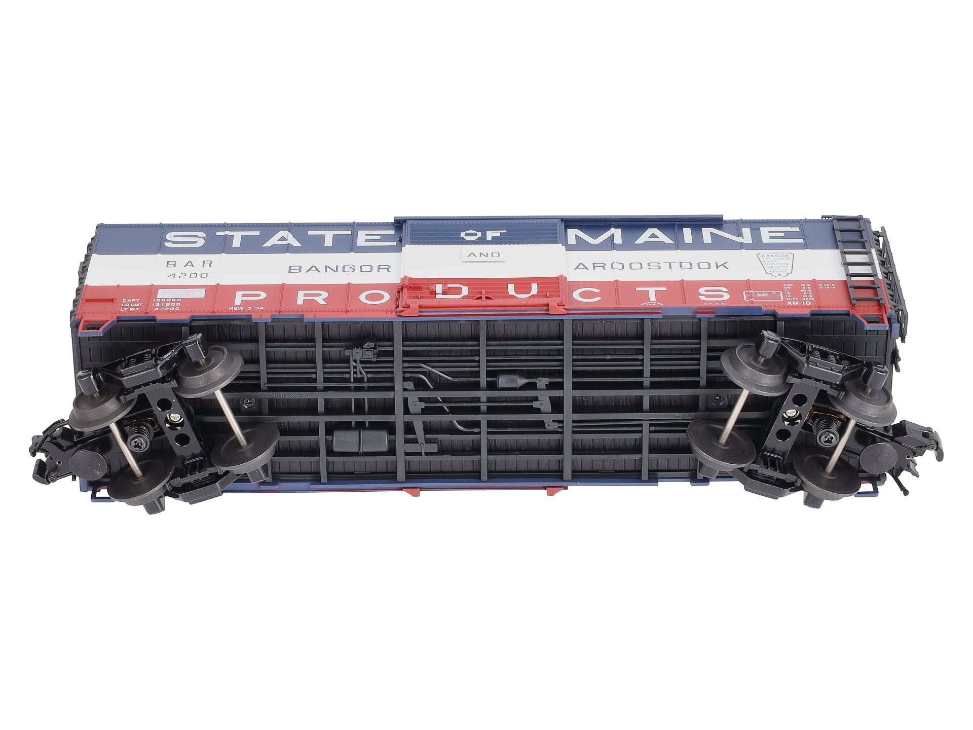 Atlas 0501-2 O B&A State of Maine 40' Sliding Door Boxcar LN/Box