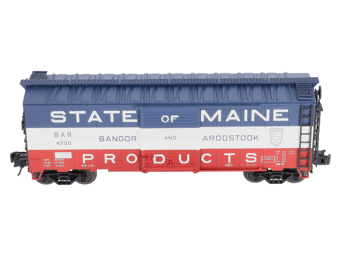 Atlas 0501-2 O B&A State of Maine 40' Sliding Door Boxcar LN/Box
